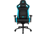 Silla gaming - Drift DR600, Reposabrazos 4D, Hasta 150 kg, Cojín cervical y lumbar, Reclinable, Azul