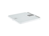 Báscula analizador de fitness - Jata HBAS2501, Peso máx. 180 kg, Pantalla LCD, 8 Sensores Alta Precisión, Memoria para 8 Personas, Blanco