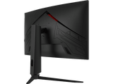 Monitor gaming - PEAQ PMO G271-CQK, 27, WQHD, 165 Hz, VA, Curvo, Altura ajustable, Negro