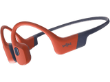 Auriculares conducción ósea - Shokz OpenSwim Pro, Banda para el cuello, Bluetooth/MP3, Carga por USB-C, IP68, Rojo