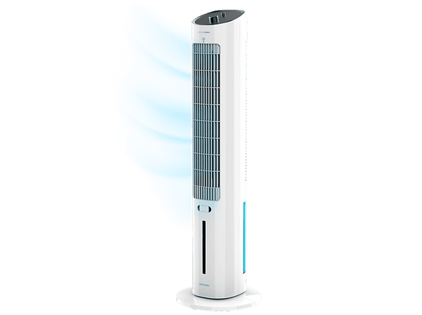 Climatizador evaporativo - Cecotec EnergySilence 2000 SkyCool, 60 W, 3 L, 3 velocidades, 41", Oscilación 50º, Difusor de aromas, Blanco