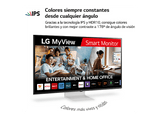 Monitor - LG 43SQ700S-WA, 43 UHD 4K, 60Hz, 15 ms, Smart Monitor, IPS, USB-C, HDR10, webOS 22, Blanco