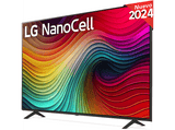 TV LED 65 - LG 65NANO82T6B, UHD 4K, Procesador Inteligente 4K α5 Gen7, Smart TV, DVB-T2 (H.265), Negro