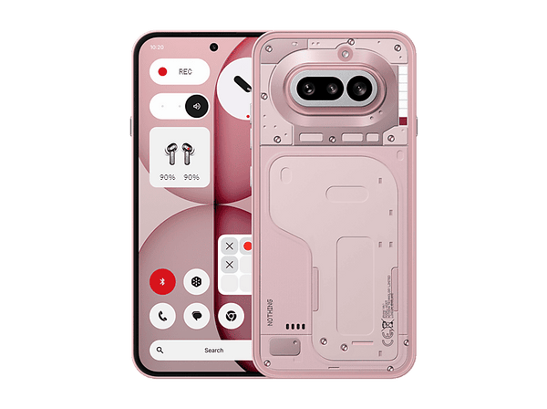 Móvil - Nothing Phone 4a, Rosa, 256GB, 8GB RAM, 6.78" AMOLED LTPS flexible, Snapdragon 7s Gen 4, 5400 mAh