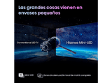 TV Mini LED 100 - Hisense 100U7KQ 144 Hz, Smart TV UHD 4K, Quantum Dot Colour, Modo Juego, Hi-View, Dolby Vision IQ & Atmos, Negro