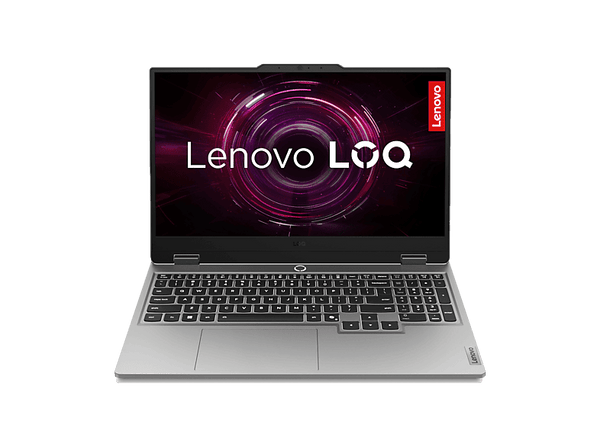 Portátil gaming - Lenovo LOQ 15AHP10, 15.6" Full-HD, AMD Ryzen™ 7 250, 24GB RAM, 512GB SSD, GeForce RTX™ 5050, Windows 11 Home, Gris