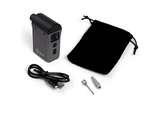 Compresor de aire eléctrico - Youin MA1023 Ultracompacto, Corriente alterna y batería de 7,4 V, Negro