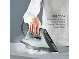 Centro de planchado - Rowenta Force Pro 300 VR5430, 2400 W, 310 g/min, 6.2 bar, Suela de Durilium Airglide, Verde