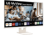 Monitor - LG 32SR50F-W, 32 ", Full-HD, 5 ms, 60 Hz, Smart TV, webOS23, HDR10, HDMI 2.1, Blanco