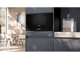 Microondas integrable - Siemens BF722L1B1, Serie iQ700 , 900 W, 5 niveles, limpieza humidClean, Función cookControl, 21 l, Negro