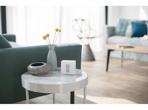 Termostato - Netatmo NTH01-EN-EU, Inteligente, Wi-Fi, Calefacción individual, Ahorro/Eco/Confort, Blanco