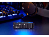 Disco duro SSD interno 4TB - WD_BLACK SN850X NVMe SSD, Con disipador de calor, PlayStation®5, M.2 2280, Negro