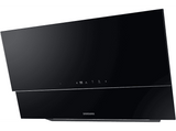 Campana decorativa - Samsung NK36C9804WB/UR, 5 velocidades, 560 m³/h, 90 cm, Cristal Negro