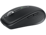 Ratón inalámbrico - Logitech MX Anywhere 3S, Inalámbrico, Bluetooth, 8000 ppp, Multiplataforma, Botones programables, Negro
