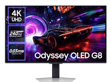 Monitor gaming - Samsung Odyssey OLED G81SF LS32FG812SUXEN, 32  UHD 4K, 240 Hz, 0.03 ms (G/G), AMD FreeSync Premium Pro, Altura justa, Plata