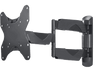 Soporte TV - Hama 00118101, 19"-48", Inclinable y extensible, 75x75 - 200x200, Negro