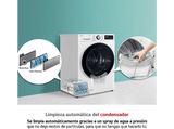 Secadora bomba de calor - LG RH90V5AV6N, Independiente, 9 kg, 14 programas, Blanco
