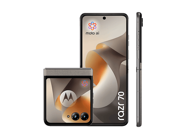 motorola Razr 70, PANTONE hematita, 256 GB, 8 GB, 6.9 " POLED LTPO Extreme AMOLED, MediaTek Dimensity 7450X, 4800 mAh
