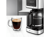 Cafetera de goteo - Ufesa Ariccia 14, 900 W, 1.8 l, 14 tazas, Negro y Plata