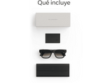 Gafas IA - Meta Fury, Negro clásico, Lentes en marrón degradado, Gafas con IA y cámara, Unisex