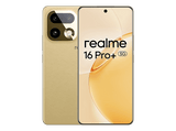 Móvil - Realme 16 Pro+, Master Gold, 512 GB, 12 GB RAM, 6.8 HyperGlow 4D Curve+ de 144Hz, Qualcomm Snapdragon 7 Gen 4, 7000 mAh