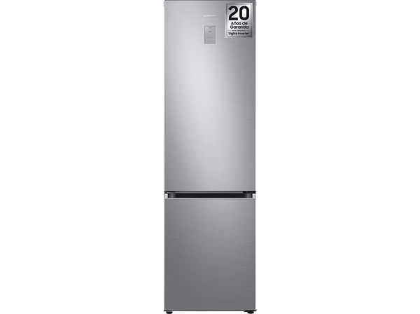 Frigorífico combi - Samsung SMART AI RB38C775DS9/EF, No Frost, 203 cm, 390l, All Around Cooling, Metal Cooling, WiFi, Inox