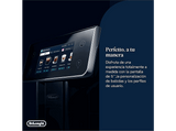 Cafetera superautomática - De'Longhi PrimaDonna Aromatic ECAM630.55.SSM, 1450 W, 19 bar, 0.5 l, Molinillo integrado, Plateado/Acero inoxidable