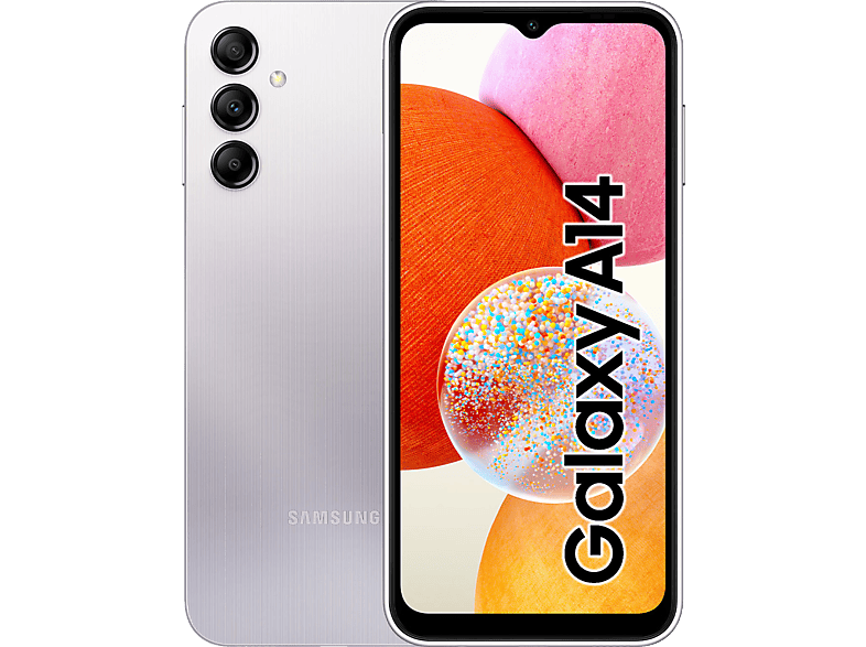 Samsung Galaxy A14 Plata 64 GB 4 GB RAM 6.6 FHD+ Mediatek Helio G85 5000 mAh Android