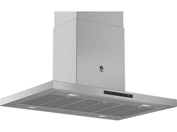 Campana - Balay 3BI998GX, Decorativa, 5 velocidades, 867 m³/h, 90 cm, A+, Inox