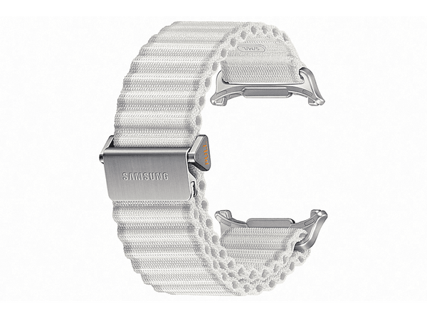 Correa - Samsung Fabric Band, Para Samsung para Galaxy Watch Ultra, Elástica, Blanco