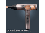 Secador - Rowenta Nano HY8530, Secador de pelo de viaje, Plegable,  1700W, 3 temperaturas, Super ligero, 2 boquillas concentradoras, Funda, Rosa