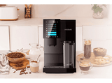 Cafetera superautomática - Cecotec Cremmaet CompactCcino Black, 19 bar, 1350 W, 400 ml, Altura regulable, Display táctil, Molinillo integrado, Black