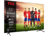TV Mini LED 55 - TCL 55C6K, UHD 4K, AiPQ Pro Processor, Smart TV, DVB-T2, GoogleTV, Negro