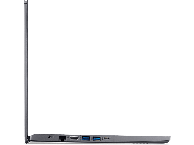 Portátil - Acer Aspire 5 A515-57-76BV, 15.6 Full HD, Intel® Core™ i7-1255U, 8GB RAM, 512GB SSD, Iris® Xe Graphics, Sin sistema operativo