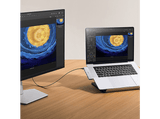 Hub - Baseus UltraJoy Series 6 en 1, Conexión Tipo C, Transferencia ultrarrápida 40 Gbps, Universal, Gris espacial