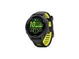 Reloj deportivo - Garmin Forerunner 265S, Negro/Amarillo, 18mm, Pantalla Táctil AMOLED 1.1, 15 días Autonomía, Morning Report, 8GB