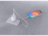 Cargador de pared - CellularLine Kit Ach, Para iPhone 17 series, iPad Pro 2025, Apple MacBook, 40 W, Carga rápida, USB C, Blanco