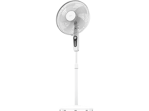 Ventilador de pie - Cecotec EnergySilence 515 MaxFlow White, 45 W, 3 velocidades, 16
