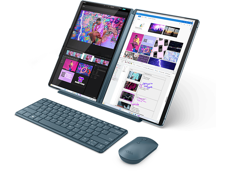 Lenovo Yoga Book 9 13IMU9 13.3 2.8K Intel® Evo™ Edition Core™ Ultra 7-155U 16GB RAM 1TB HD Graphics W11 Home Azul
