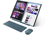 Convertible 2 en 1 - Lenovo Yoga Book 9 13IMU9, 13.3  2.8K, Intel® Evo™ Edition Core™ Ultra 7-155U, 16GB RAM, 1TB, HD Graphics, W11 Home, Azul