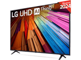 TV LED 55 - LG 55UT80006LA, UHD 4K, Procesador Inteligente 4K α5 Gen7, Smart TV, DVB-T2 (H.265), Negro