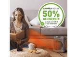 Calefactor - Rowenta Instant Comfort SO2330, 2400 W, 40 m², 2 Velocidades, Temperatura Ajustable, Apagado Auto., Silencioso, Anticongelante, ECO, Gris