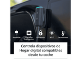 Altavoz inteligente - Amazon Echo Auto (2.ª gen.), Alexa en tu coche, Negro