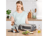 Tostadora - Ninja ST202EU, 2.400 W, 1 Ranura, 2 Rebanadas, 7 Niveles de Tostado, 3 en 1: Parrilla y Sandwichera, Acero Inoxidable