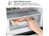 Frigorífico combi - LG GBV3100APY, No Frost, 186 cm, 344 l, Inox antihuellas