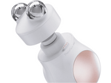 Pistola de masaje - Therabody TheraFace PRO TF02222-01, Facial, LED Ring, Pantalla OLED, USB, 3 Cabezales, Blanco