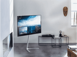 Soporte TV - One For All Float, Para TV enntre 32- 90, VESA Max 600 x 400, Carga hasta 50 kg, Altura ajustable, Organización de cables, Blanco
