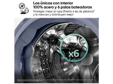 Lavadora carga frontal - LG F4X7509TWS, 9 kg, 1400 rpm, 23 programas, TurboWash 360º, Autodosificación, Blanco