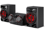 Microcadena - LG X BOOM CK43N, 300 W, CD, CD-R, CD-RW, 2x USB, Bluetooth, Negro