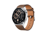 Smartwatch - Huawei Watch GT3 46mm Classic, 14 días, ritmo cardiaco 24h, SPo2, IA+100 deportes, Acero, Marrón